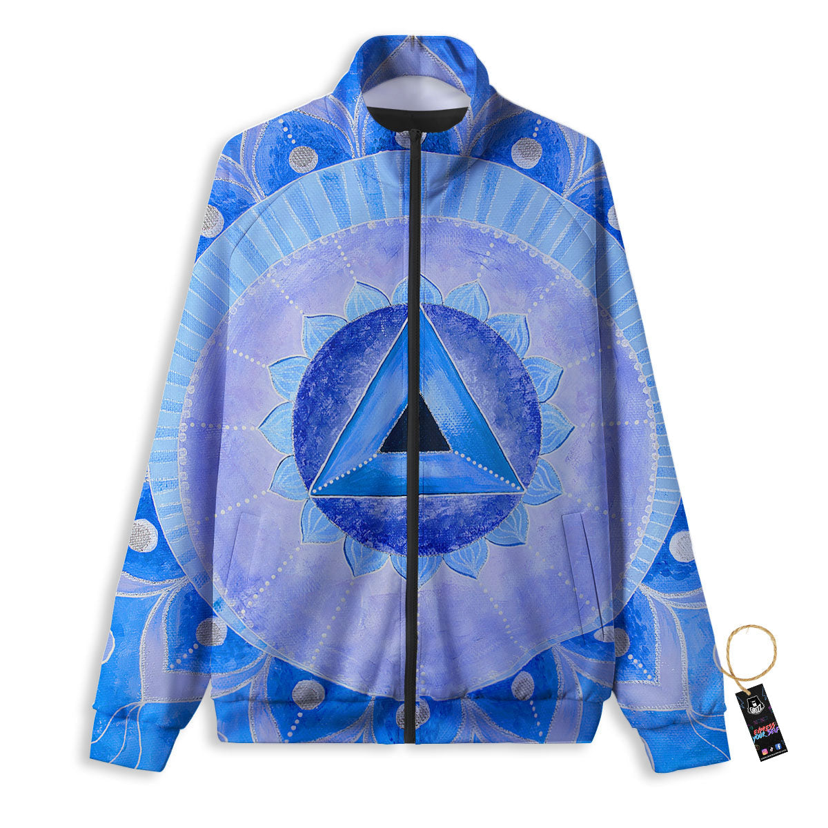 Lollipop Retro Print Pattern Track Jacket-grizzshop