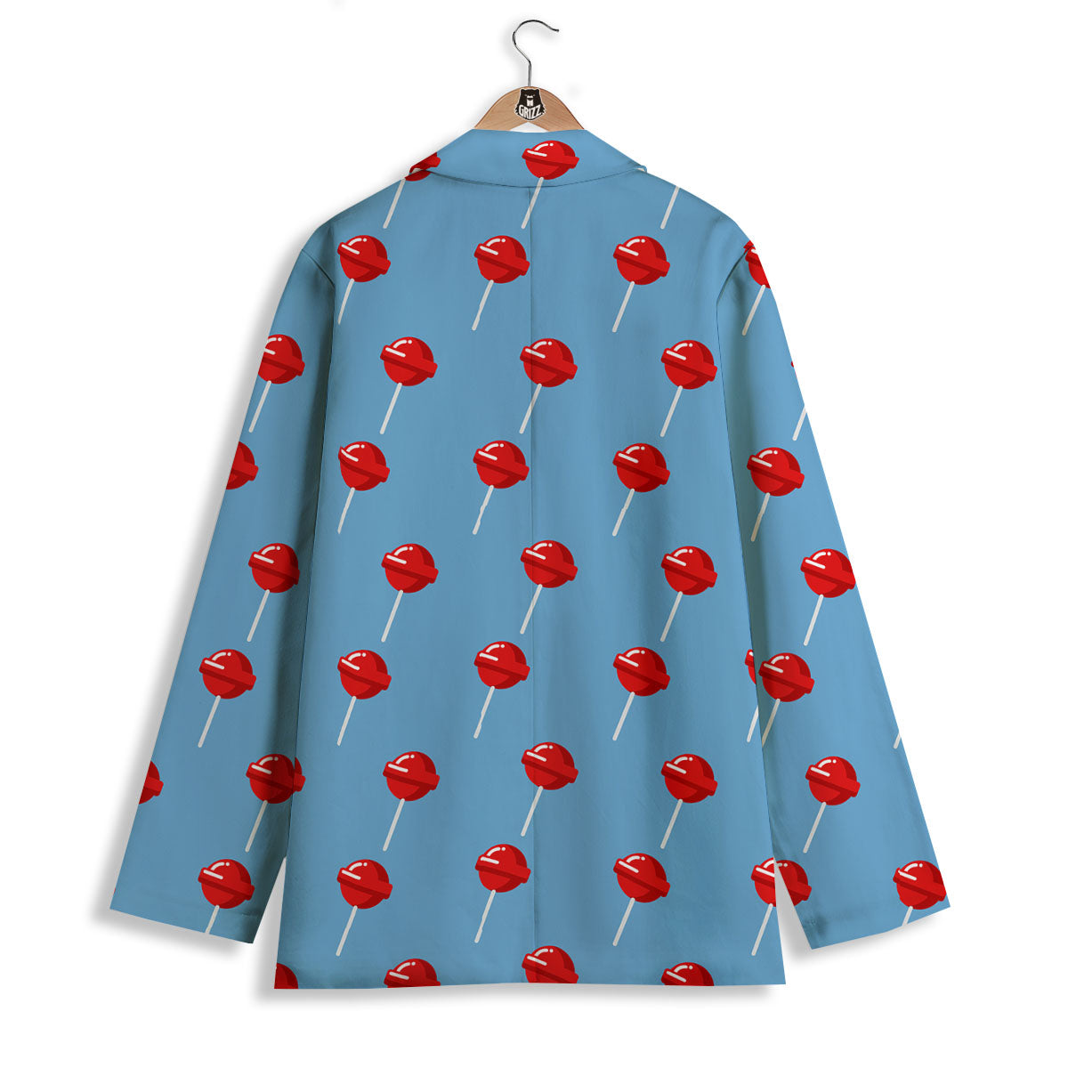 Lollipop Retro Print Pattern Women's Blazer-grizzshop