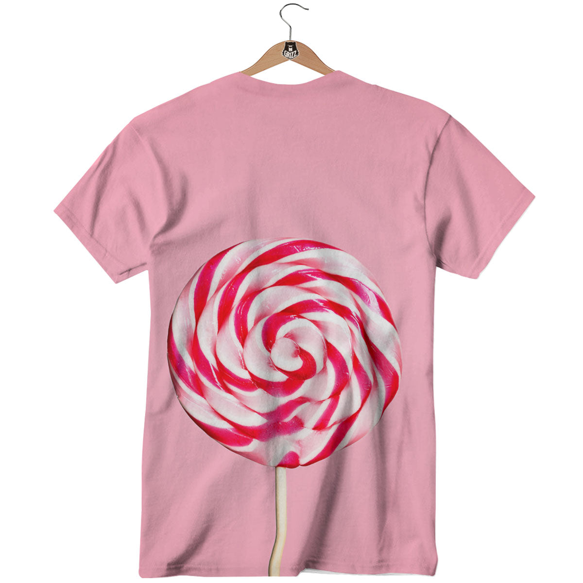 Lollipop Retro Print T-Shirt-grizzshop