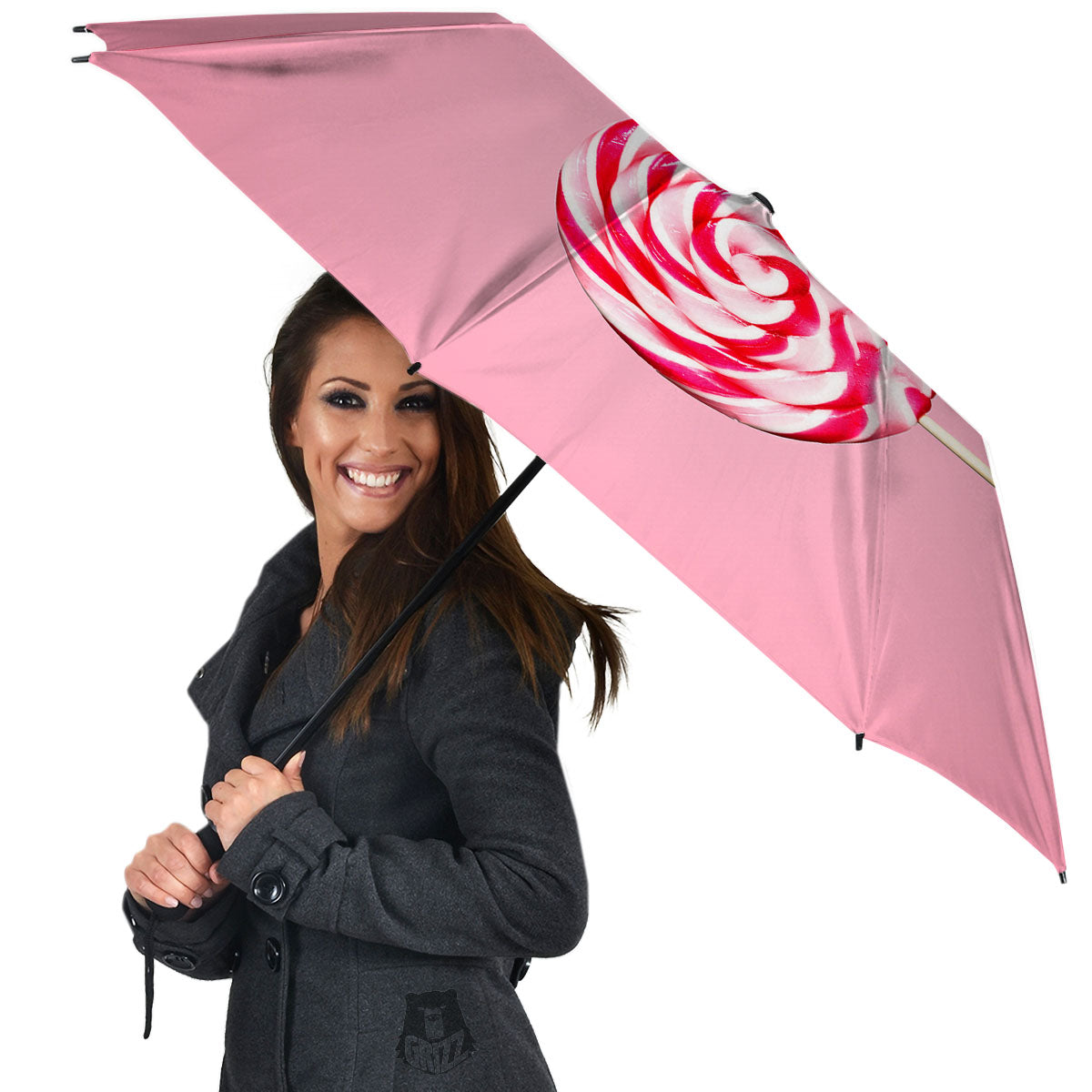 Lollipop Retro Print Umbrella-grizzshop