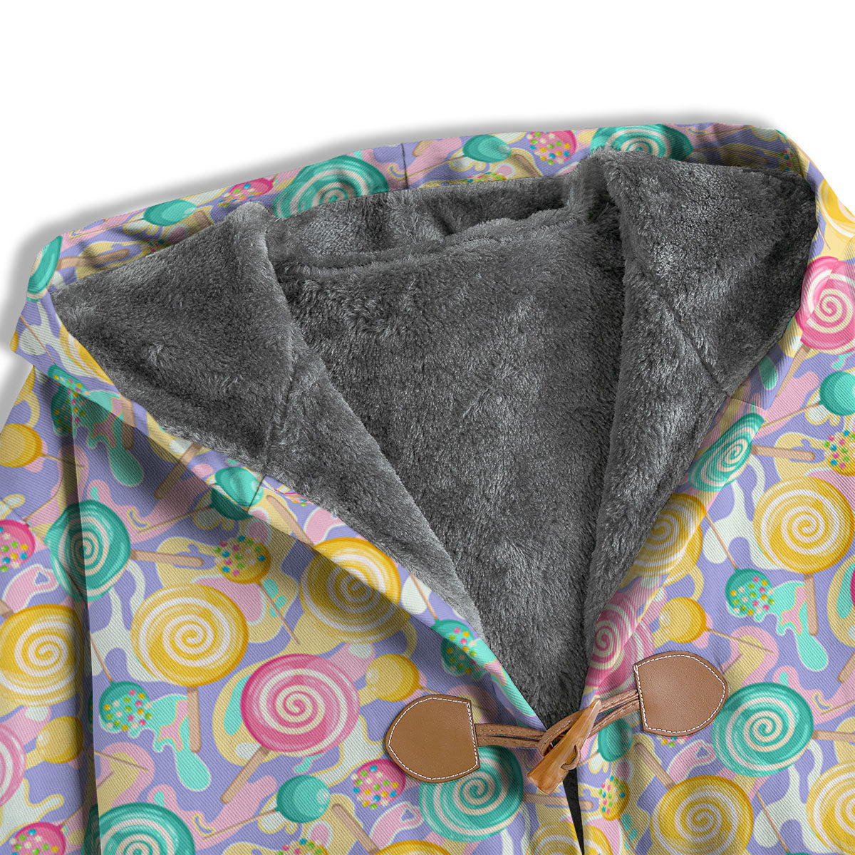Lollipop Swirl Colorful Print Pattern Men's Windbreaker Jacket-grizzshop
