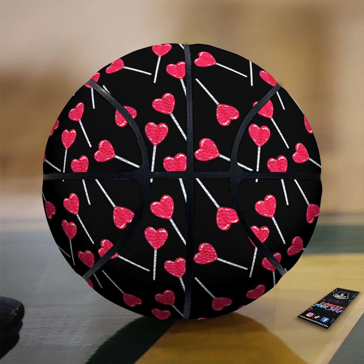 Mandala Vishuddha Chakra Print Basketball