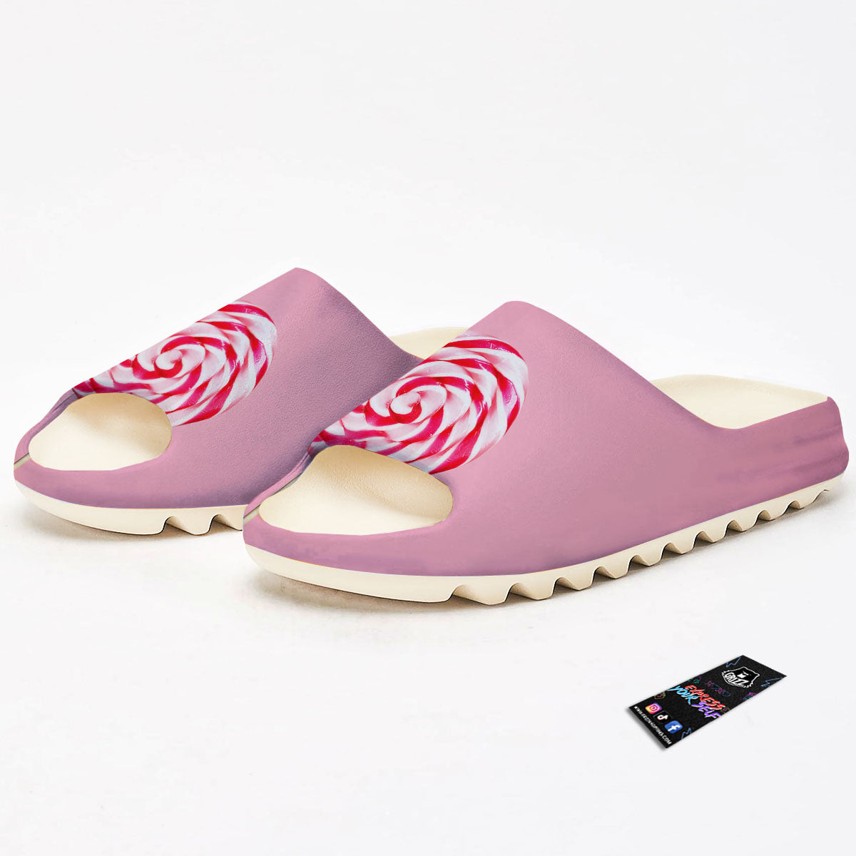 Lollipop Retro Print Sandals-grizzshop