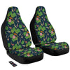 Lotus And Koi Carp Print Pattern Car Seat Covers-grizzshop