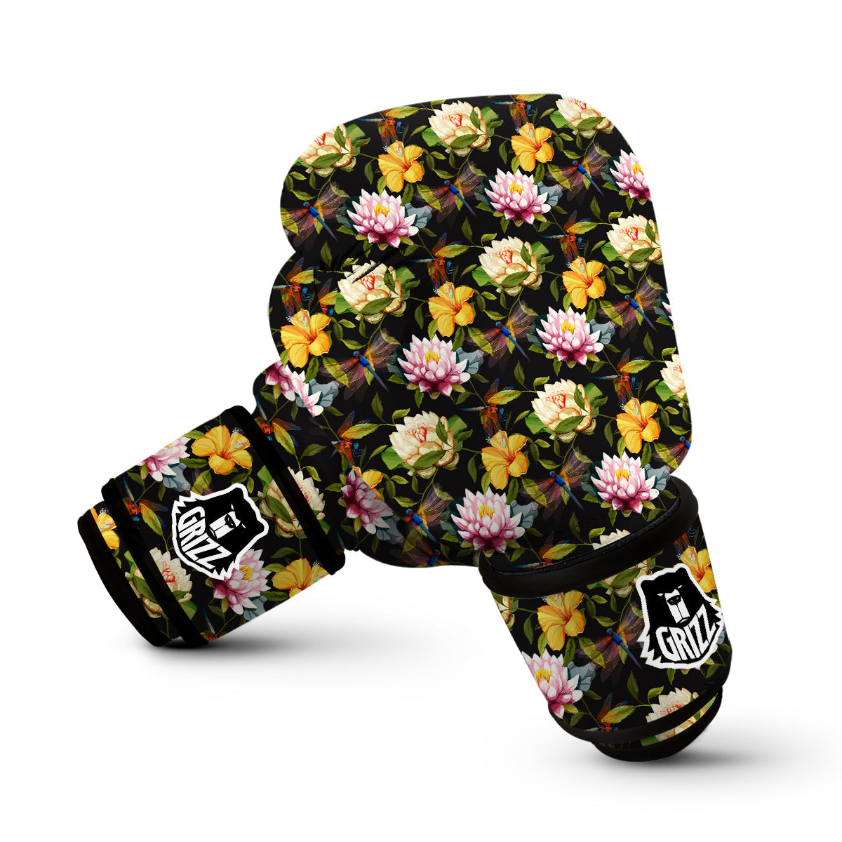 Lotus Dragon fly Boxing Gloves-grizzshop