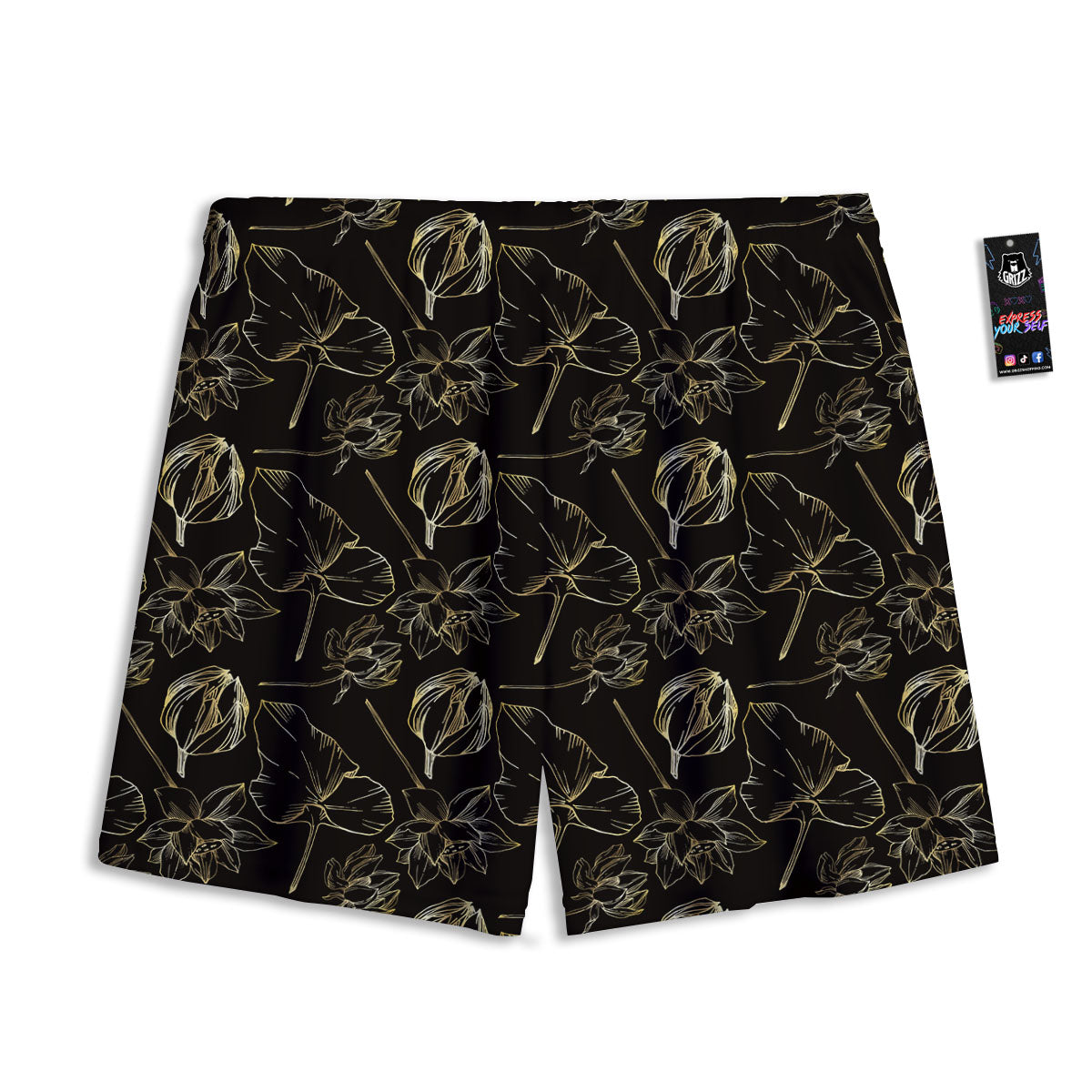 Merry Christmas Cute Print Pattern Mesh Shorts