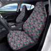 Lotus Hot Pink Print Pattern Car Seat Covers-grizzshop