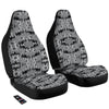 Lotus Monochrome Print Pattern Car Seat Covers-grizzshop