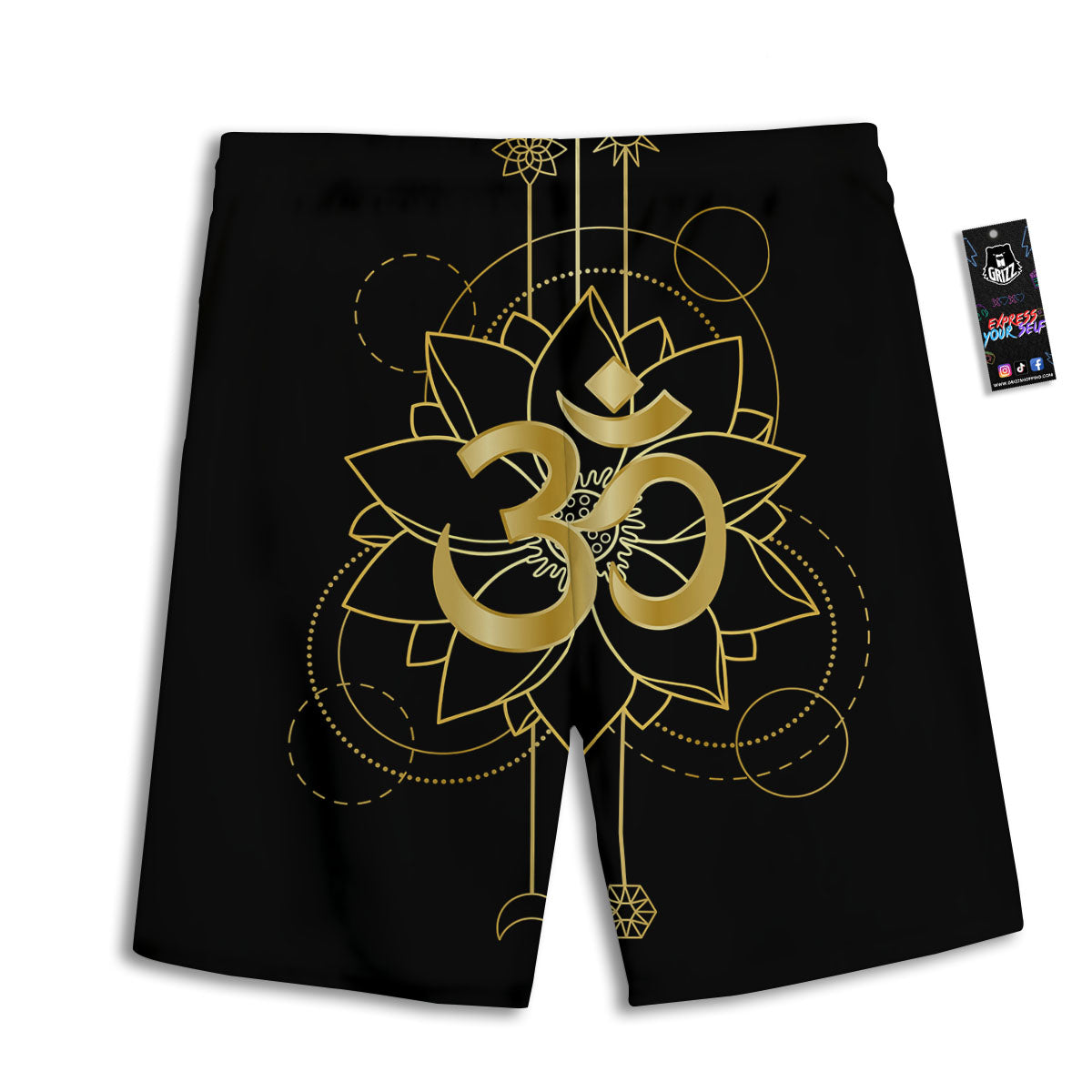Octopus Tentacles Print Men's Athletic Shorts