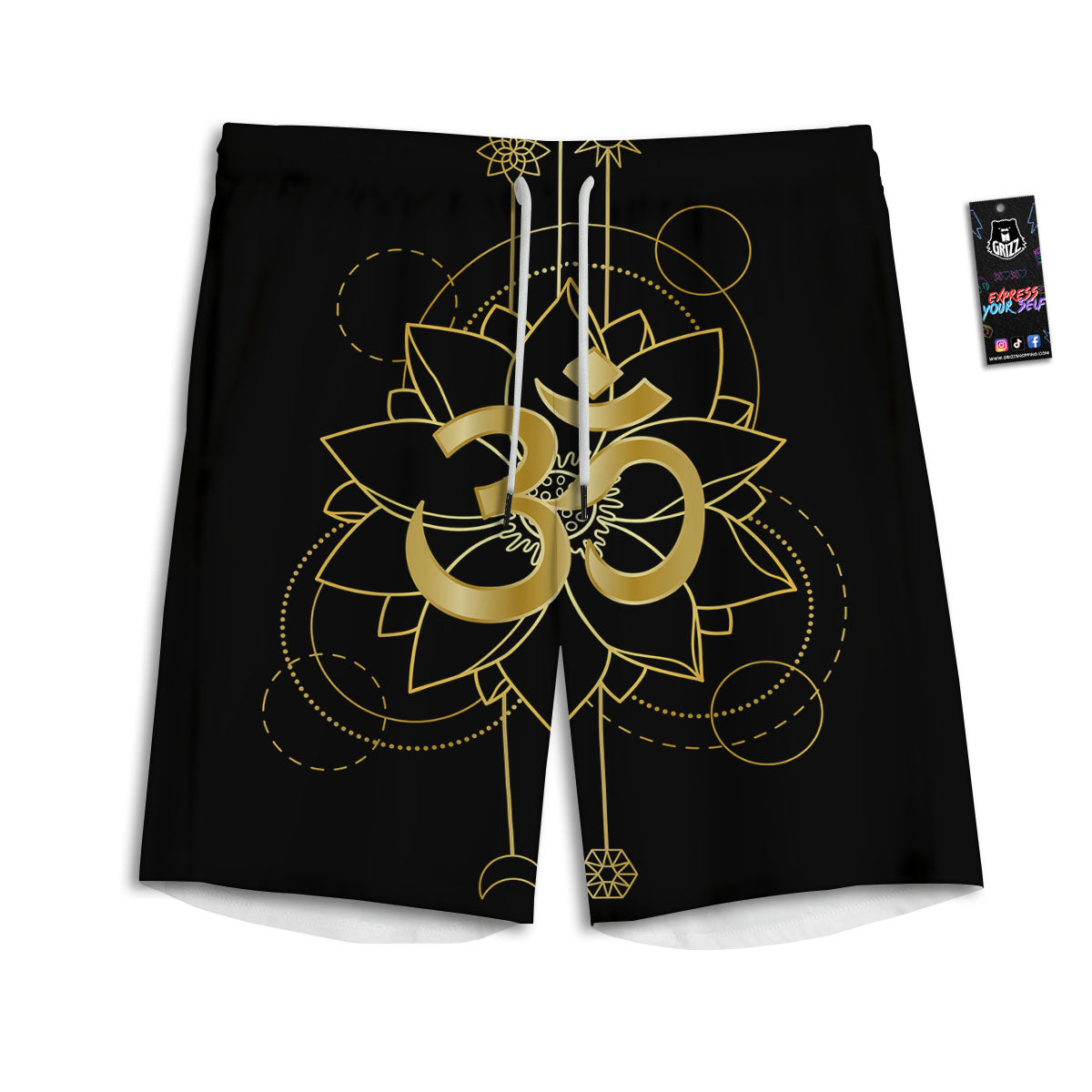 Octopus Tentacles Print Men's Athletic Shorts