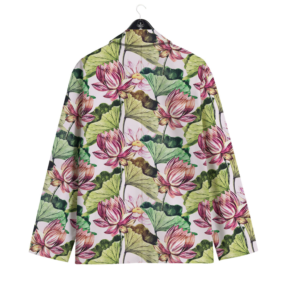 Lotus Pink Print Pattern Men's Sport Coat-grizzshop