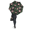 Lotus Tropical Print Pattern Umbrella-grizzshop