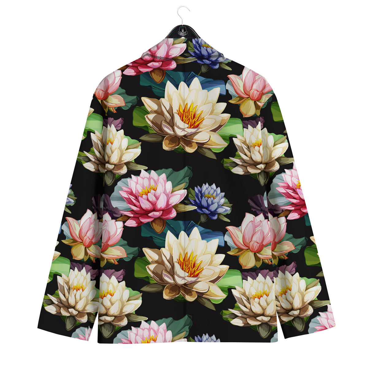 Lotus Vintage Print Pattern Men's Sport Coat-grizzshop