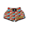 Love Canada Pattern Print Muay Thai Boxing Shorts-grizzshop