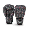 Love New York Print Pattern Boxing Gloves-grizzshop