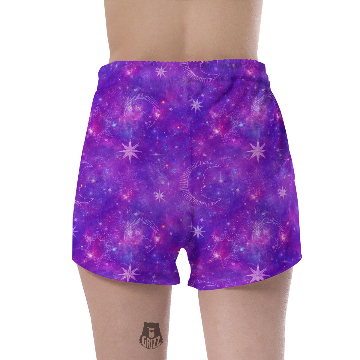 Luna Galaxy Space Women's Shorts-grizzshop