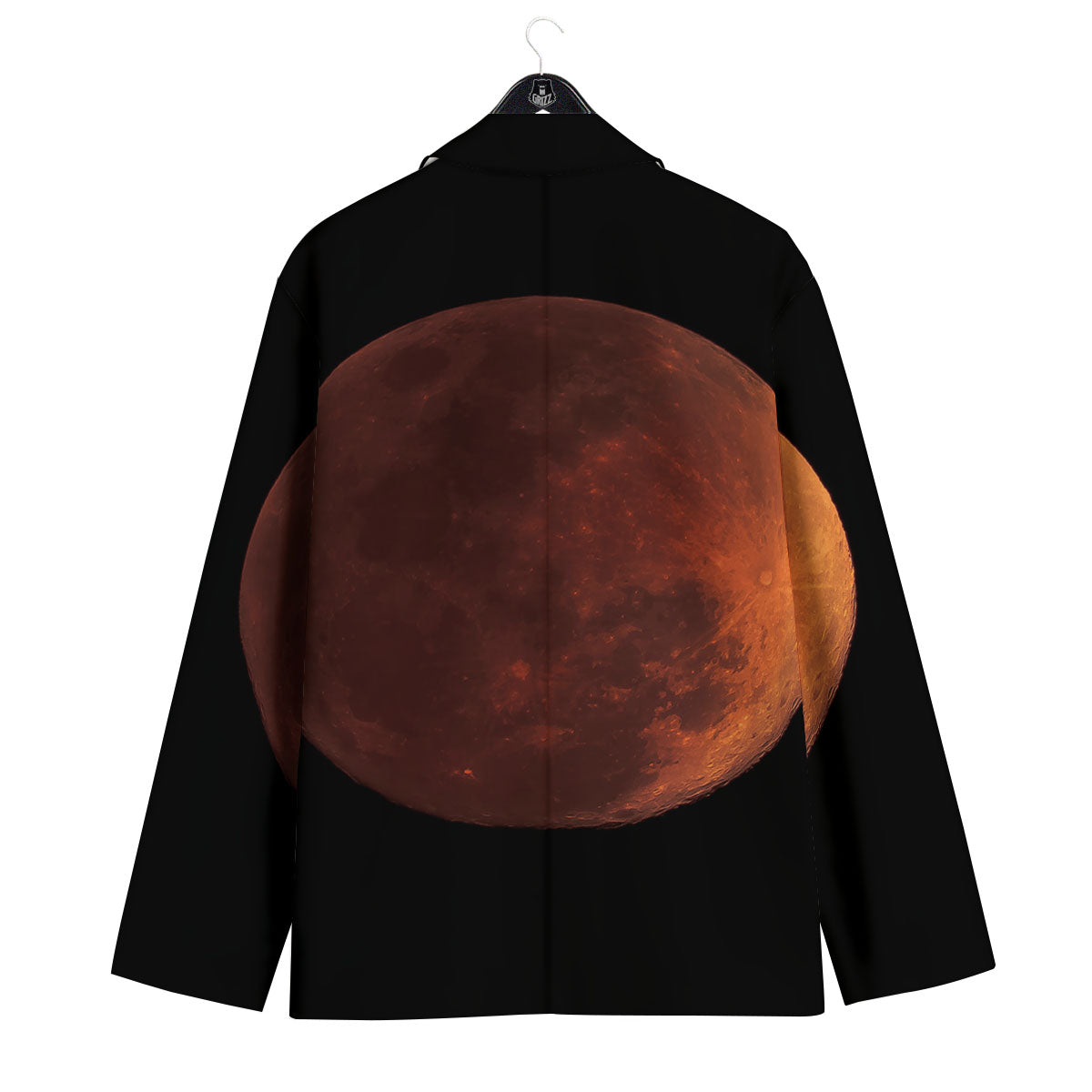 Lunar Cycle Eclipse Print Men's Sport Coat-grizzshop