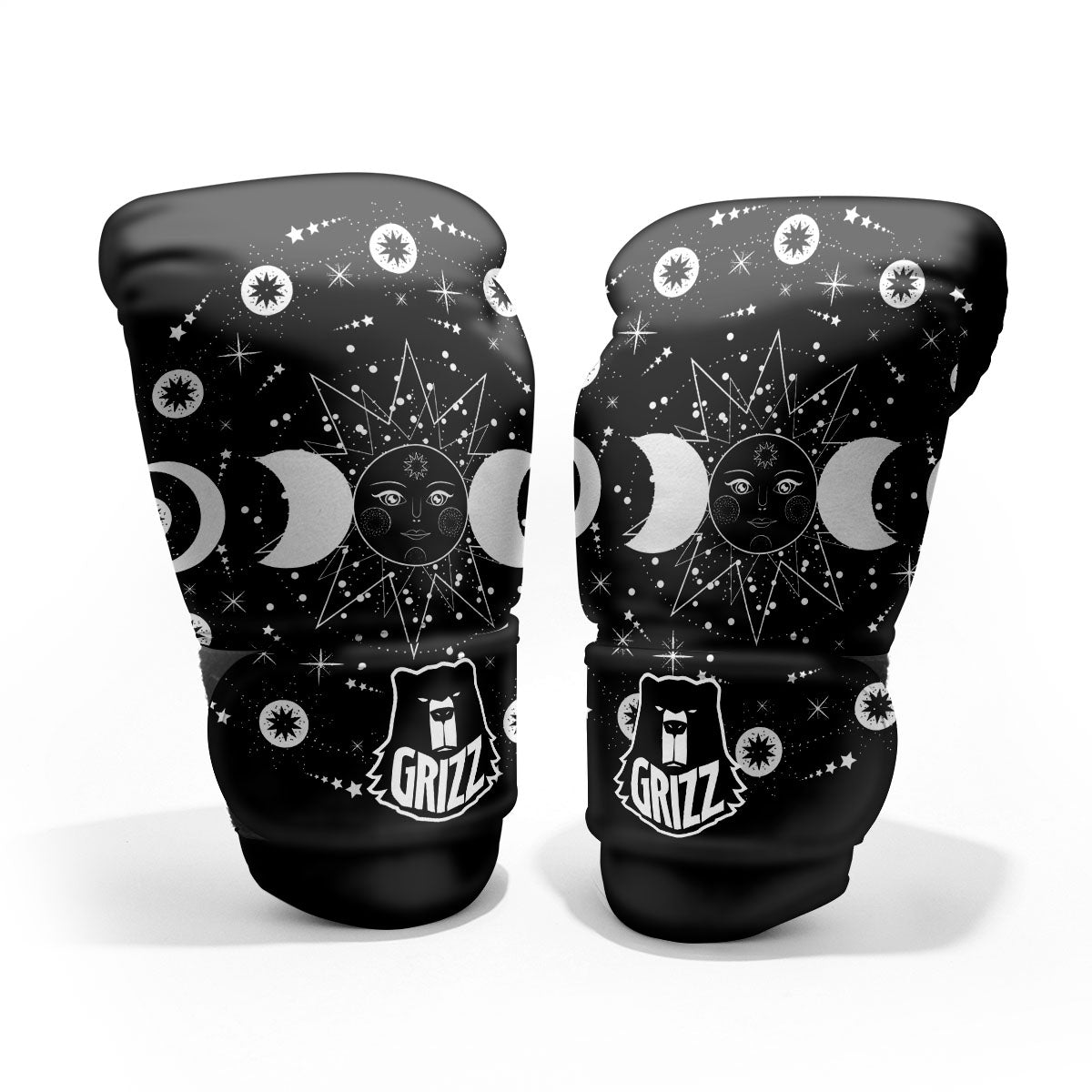 Lunar Phase Galaxy Print Pro Boxing Glove