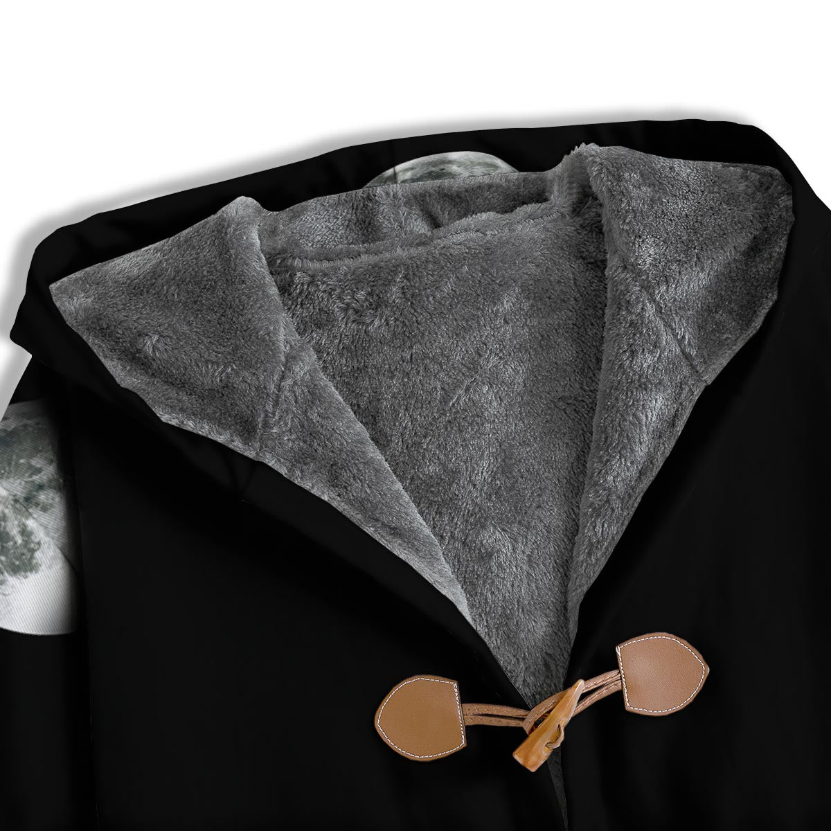 Lunar Phase Starry Sky Print Men's Windbreaker Jacket-grizzshop