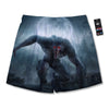 Lycan werewolf And Full Moon Print Men's Running Shorts-grizzshop