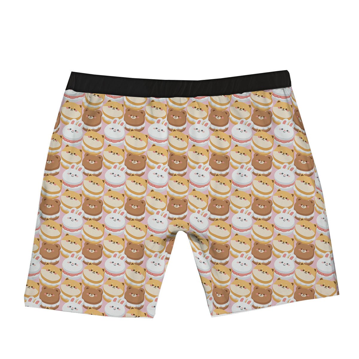 Macaron Cartoon Print Pattern Boxer Briefs-grizzshop