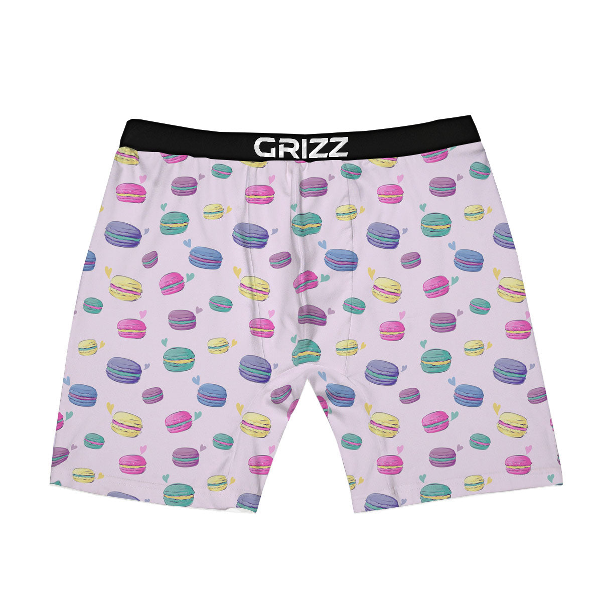 Macaron Colorful Print Pattern Boxer Briefs-grizzshop
