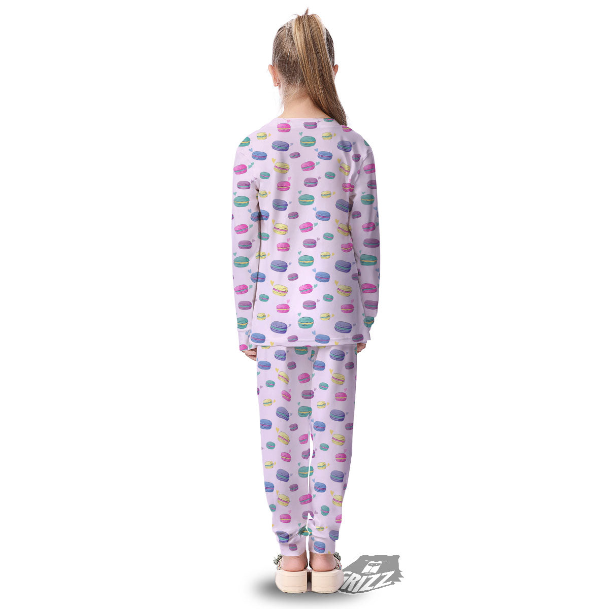 Macaron Colorful Print Pattern Kid's Pajamas-grizzshop