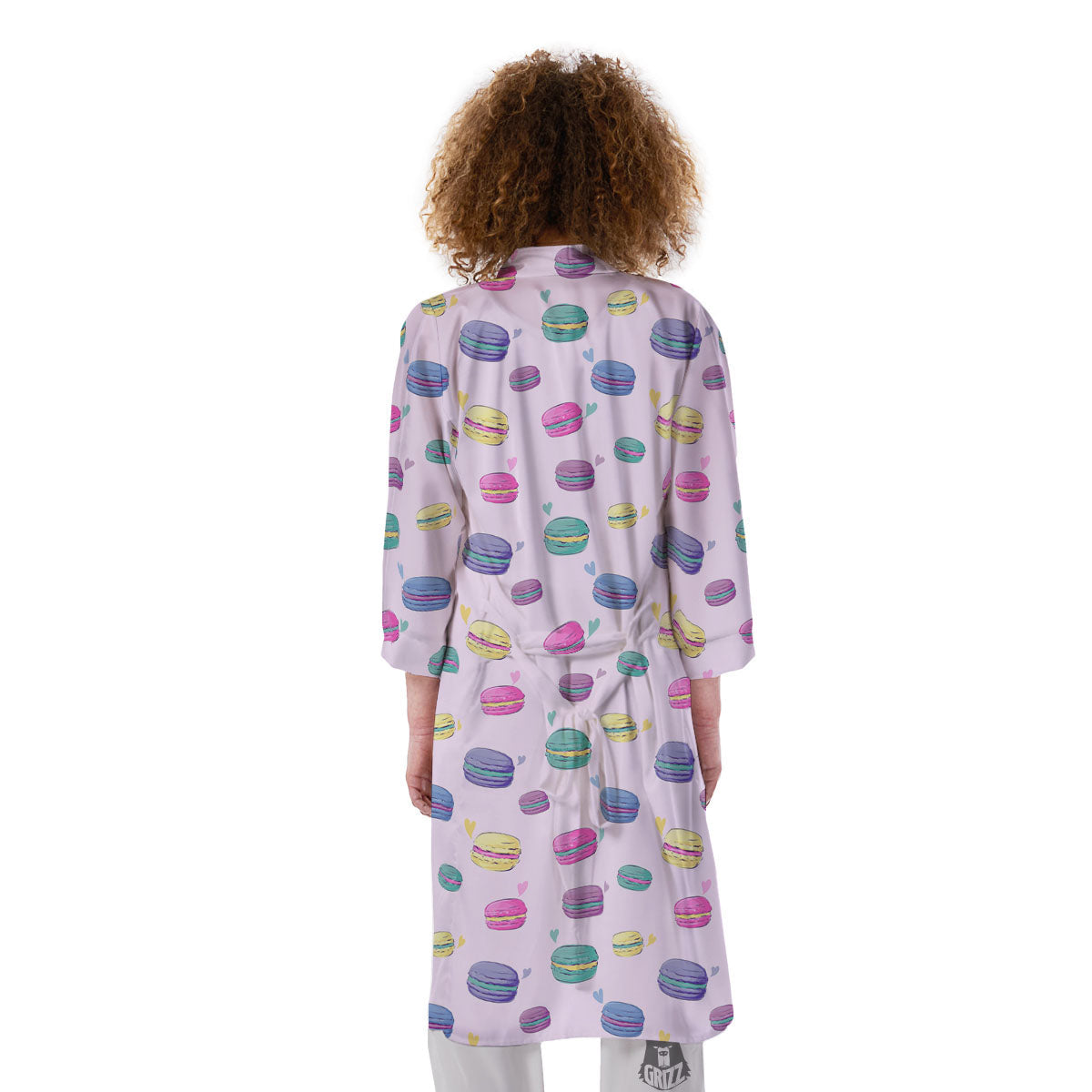 Macaron Colorful Print Pattern Kimono-grizzshop