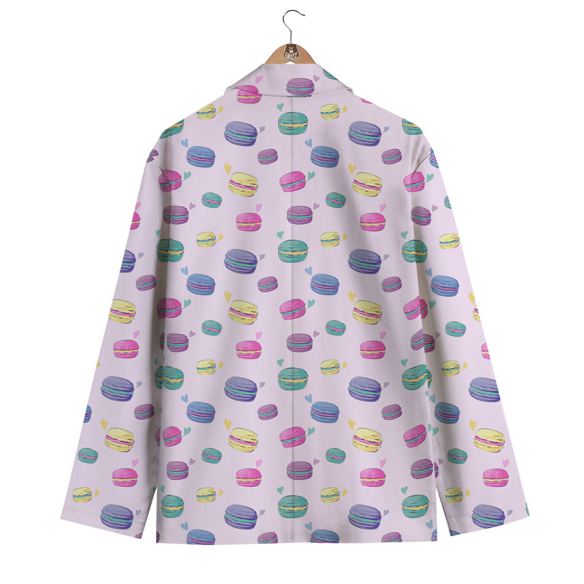 Macaron Colorful Print Pattern Men's Blazer-grizzshop