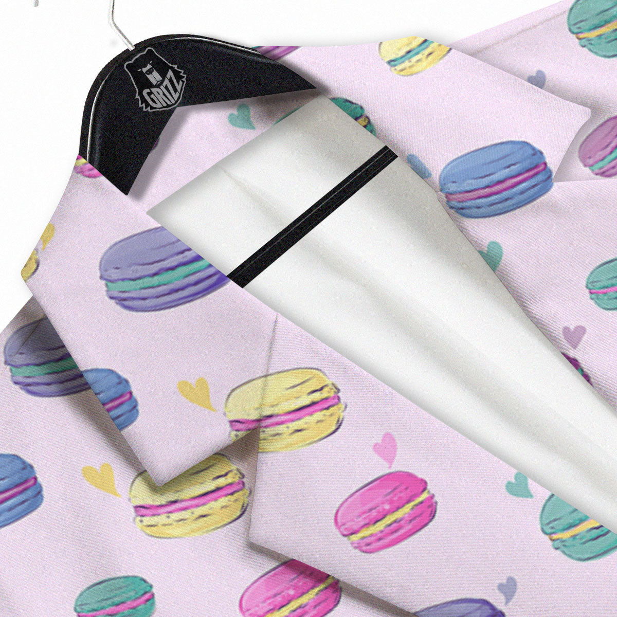 Macaron Colorful Print Pattern Men's Sport Coat-grizzshop