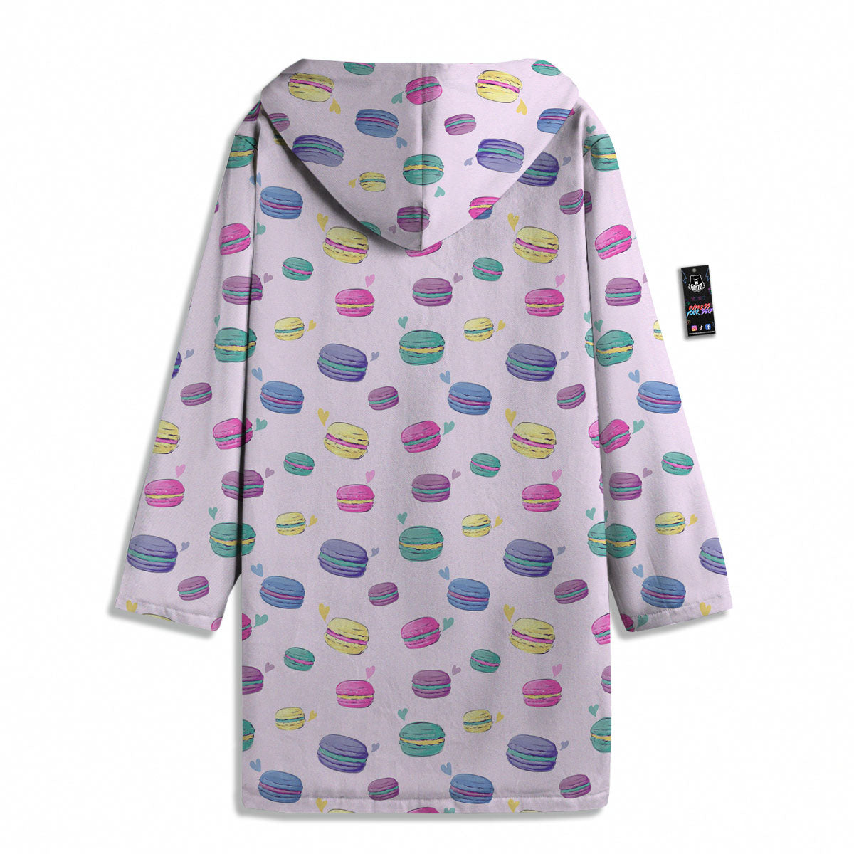 Macaron Colorful Print Pattern Men's Windbreaker Jacket-grizzshop