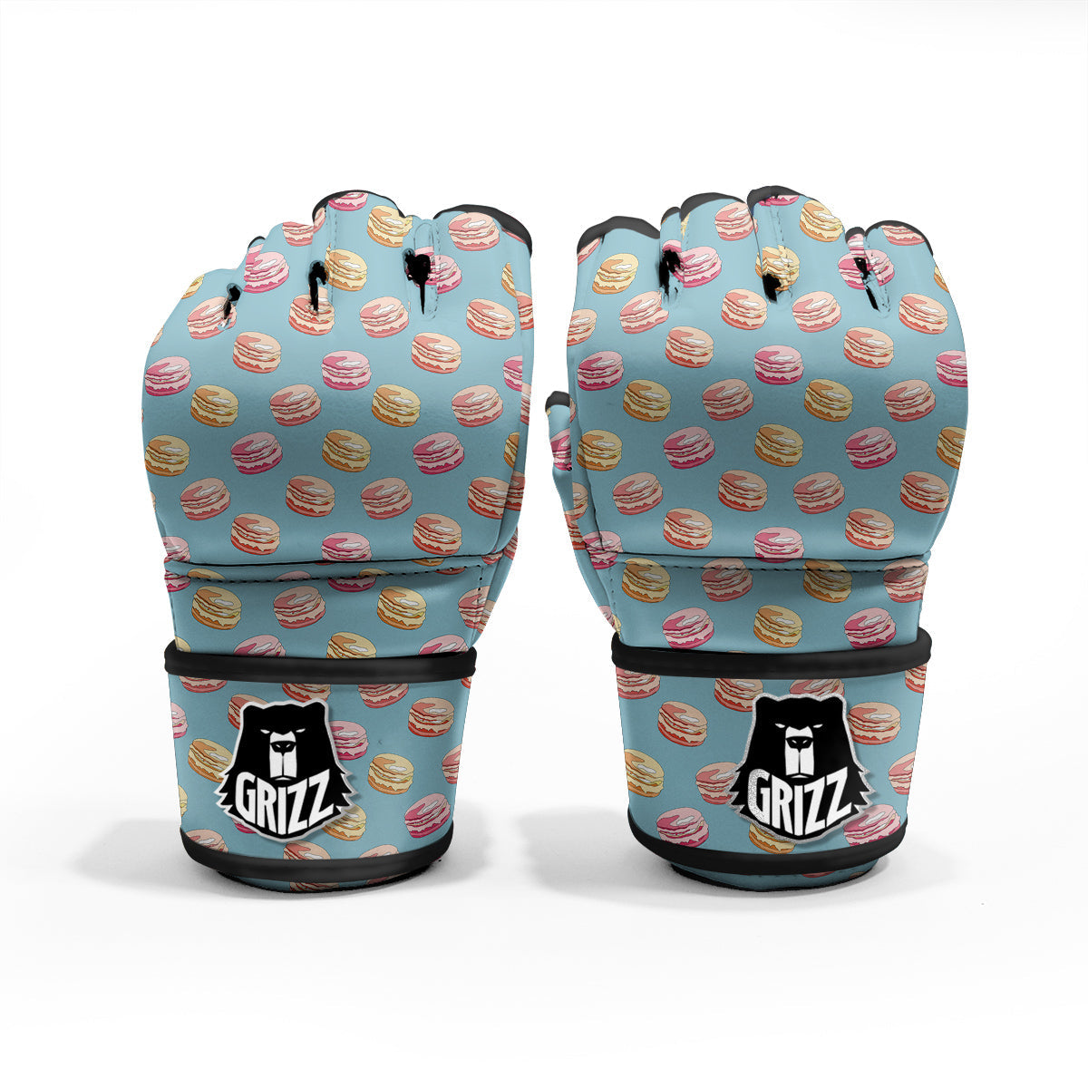 Macaron Cute Print Pattern MMA Gloves-grizzshop