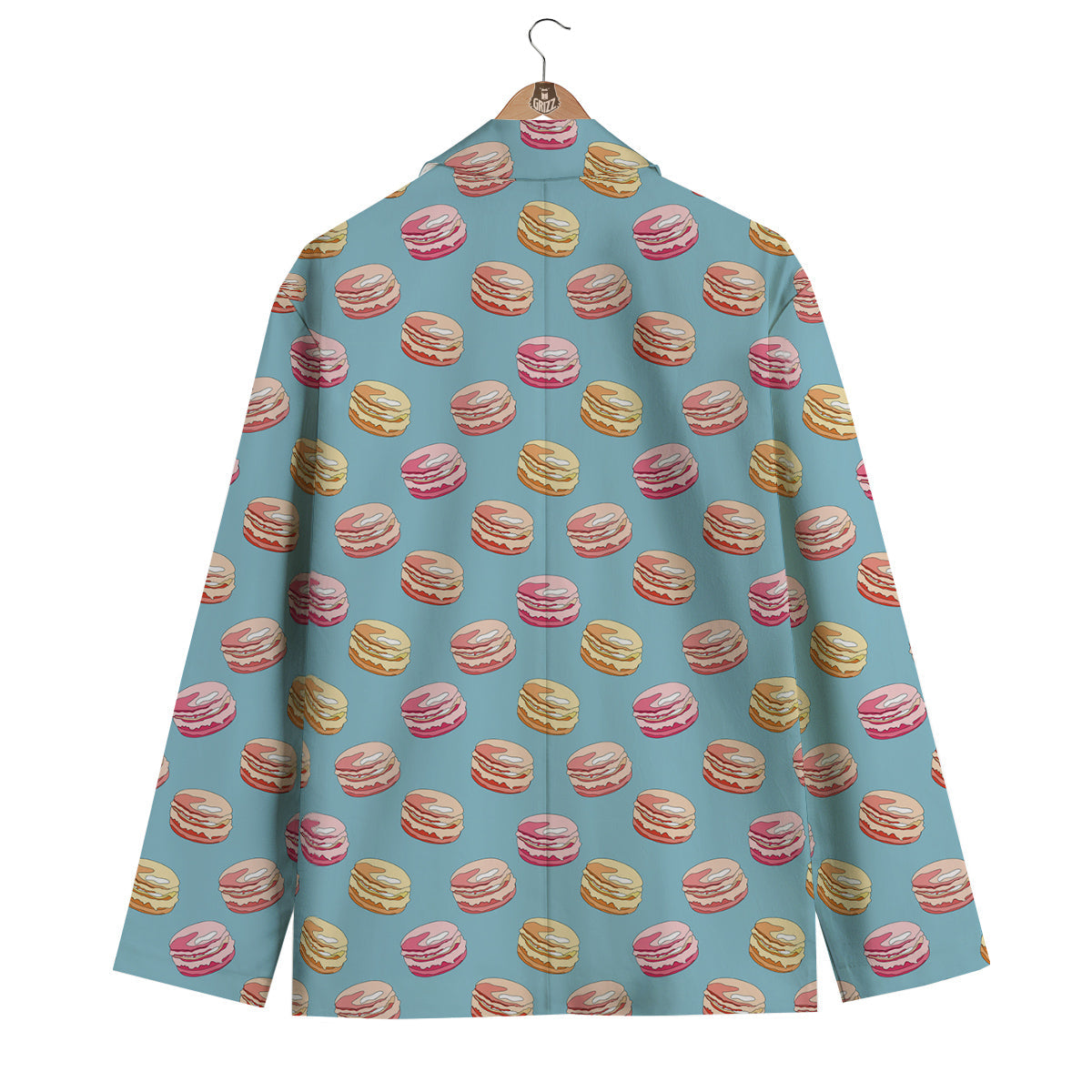 Macaron Cute Print Pattern Men's Blazer-grizzshop