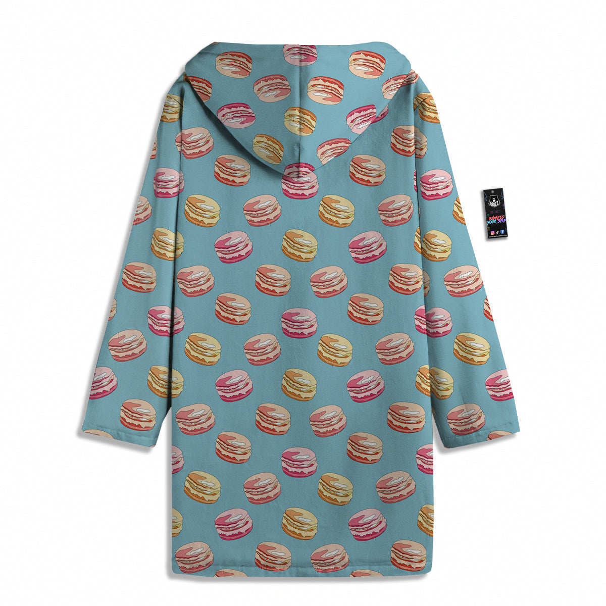 Macaron Cute Print Pattern Men's Windbreaker Jacket-grizzshop