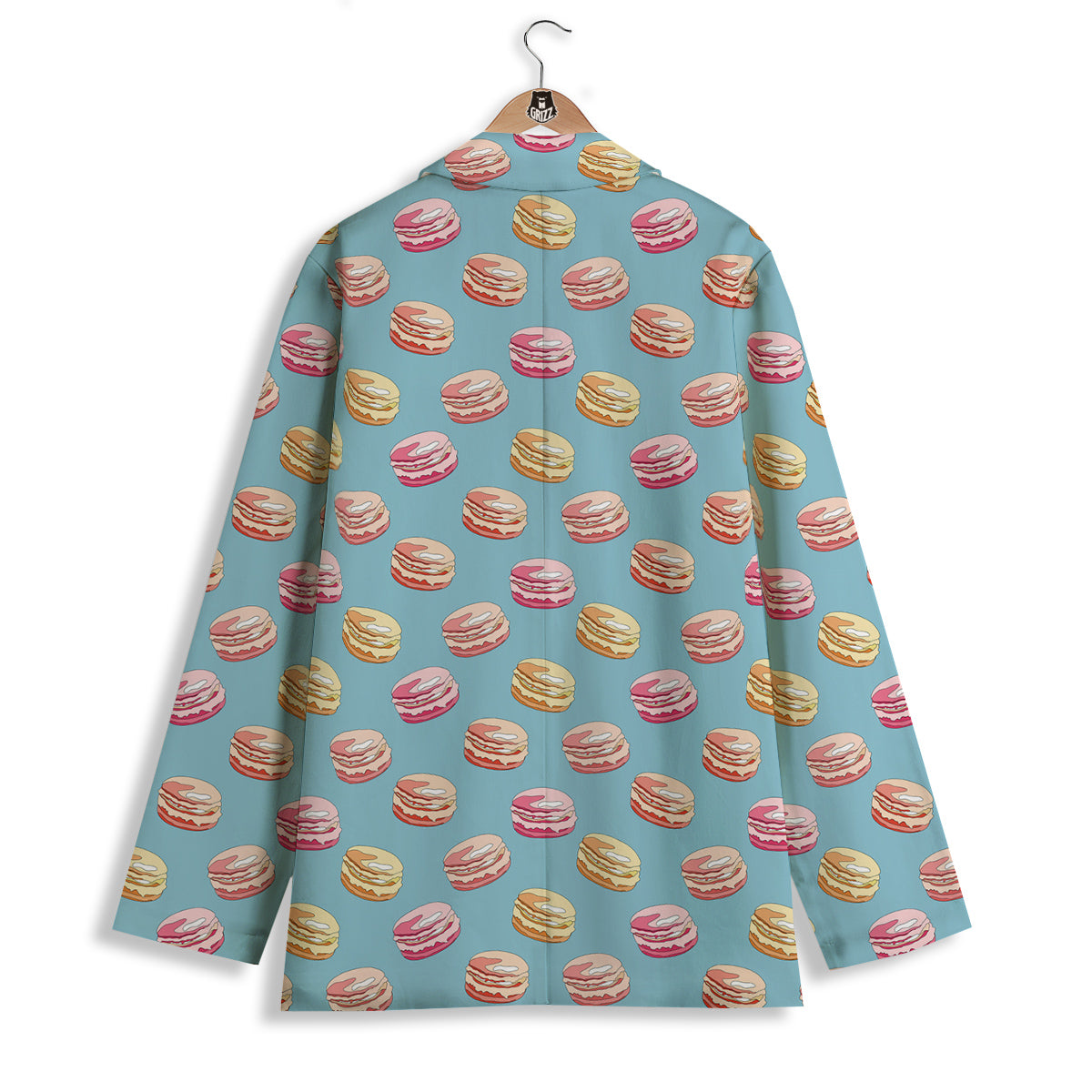 Macaron Cute Print Pattern Women's Blazer-grizzshop
