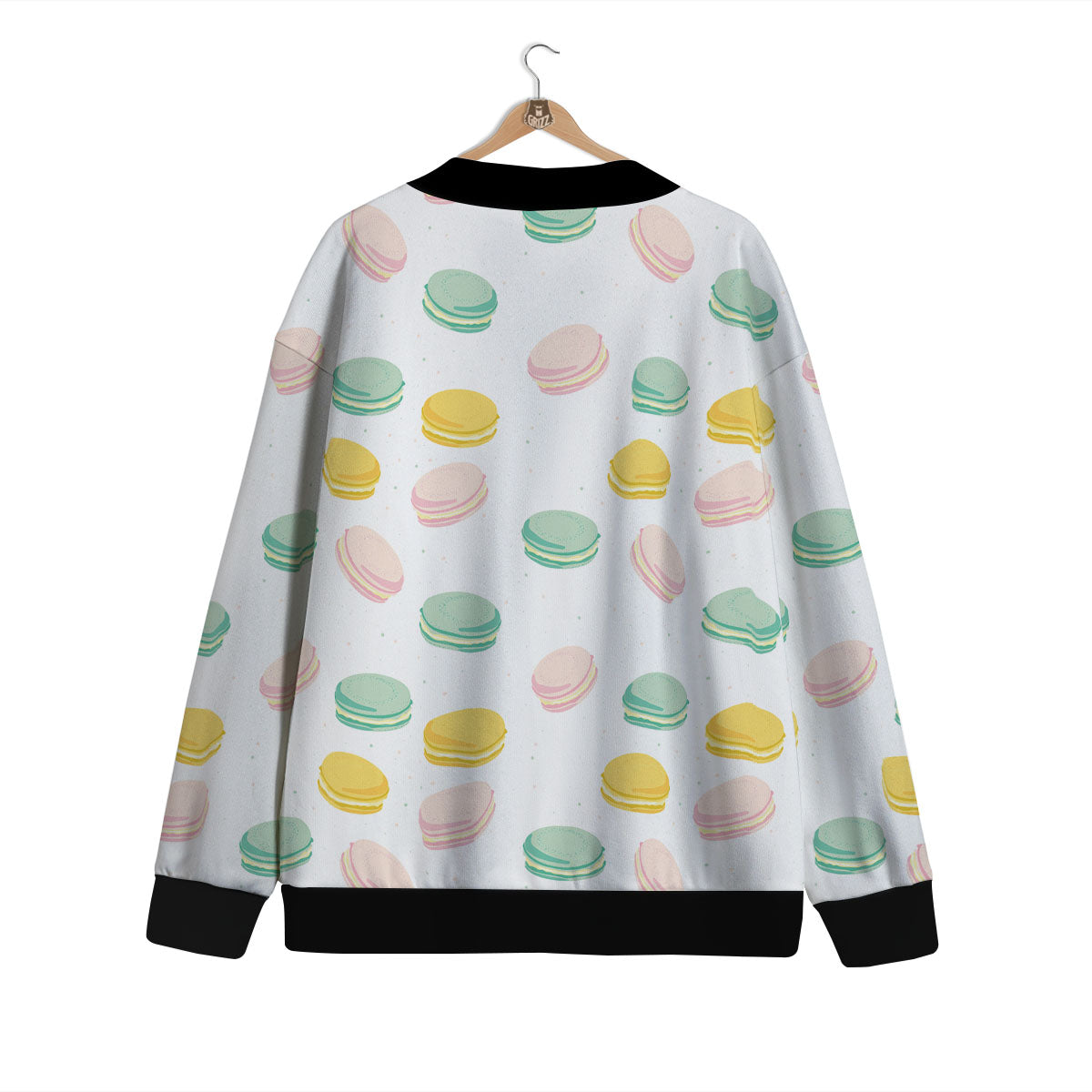 Macaron Pastel Print Pattern Cardigan-grizzshop