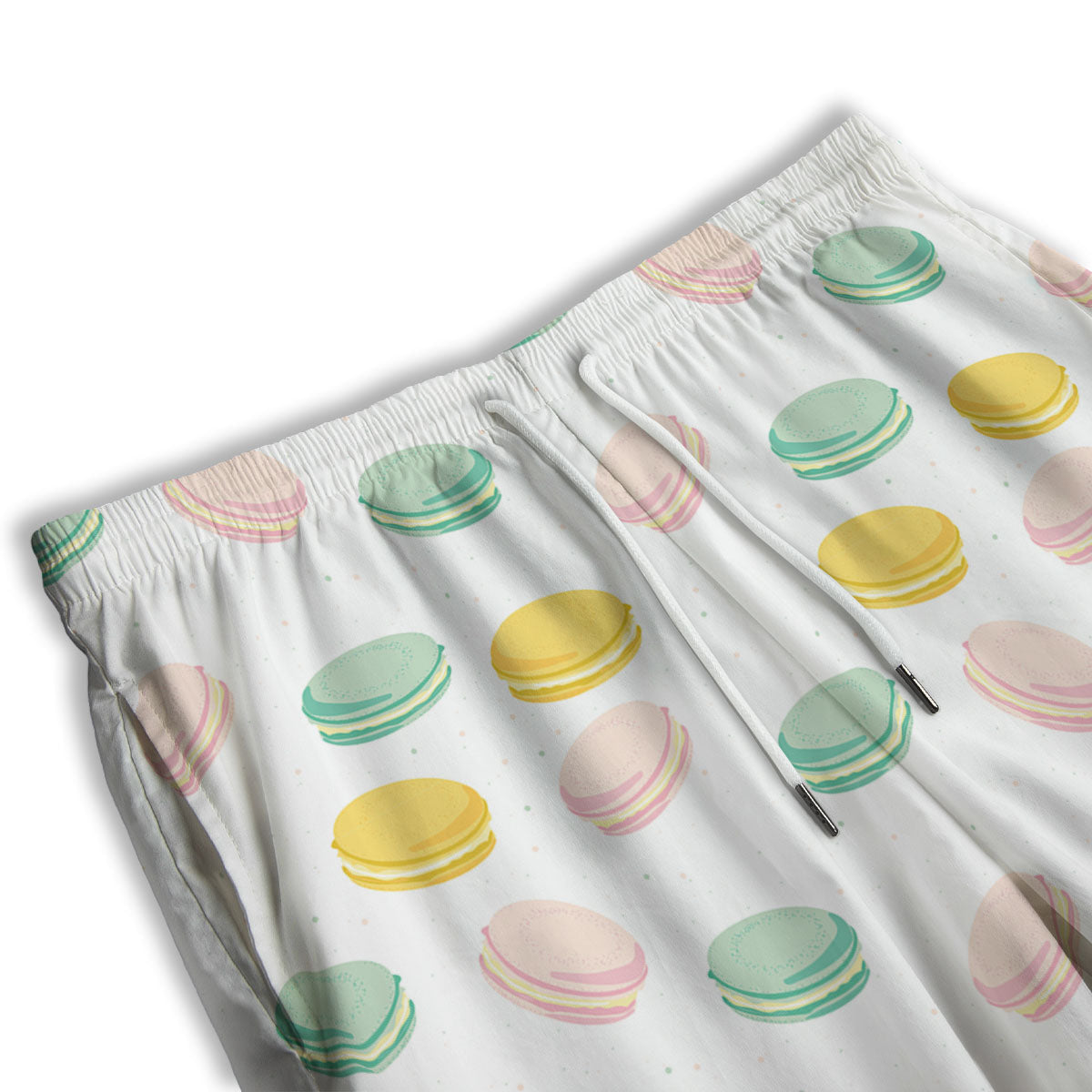 Macaron Pastel Print Pattern Men's Athletic Shorts