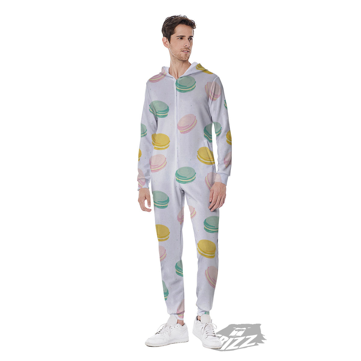 Macaron Pastel Print Pattern Men's Jumpsuit-grizzshop