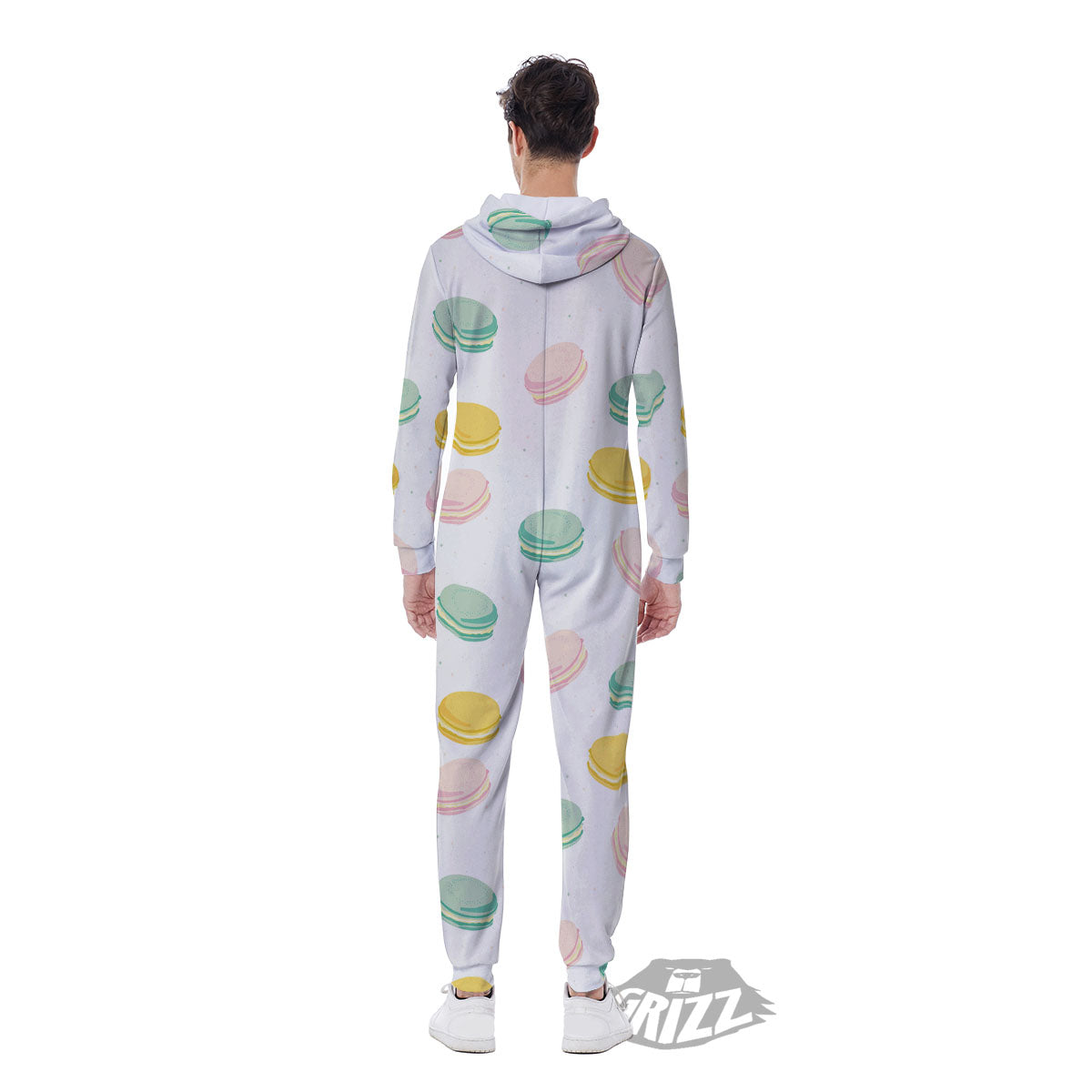 Macaron Pastel Print Pattern Men's Jumpsuit-grizzshop