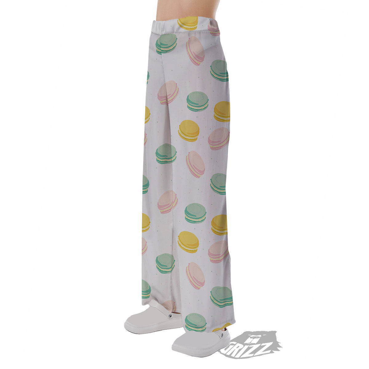 Macaron Pastel Print Pattern Pajama Pants-grizzshop