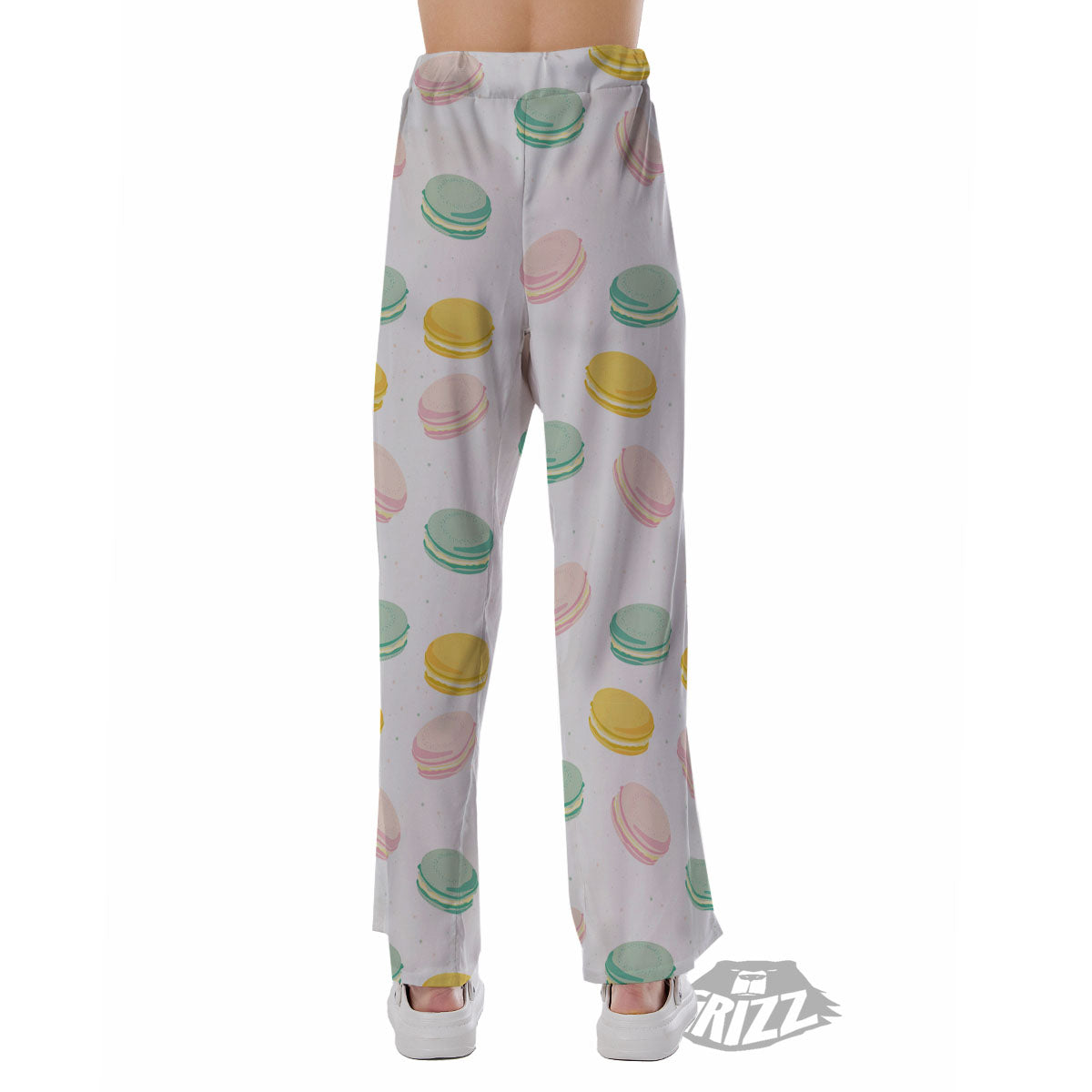 Macaron Pastel Print Pattern Pajama Pants-grizzshop