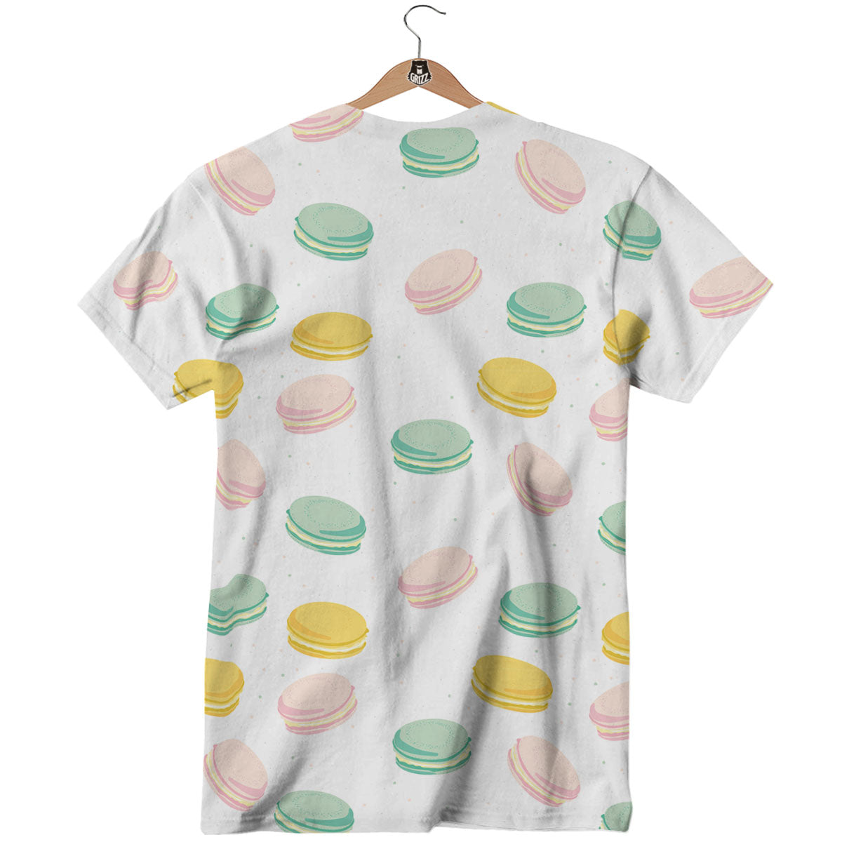 Macaron Pastel Print Pattern T-Shirt-grizzshop