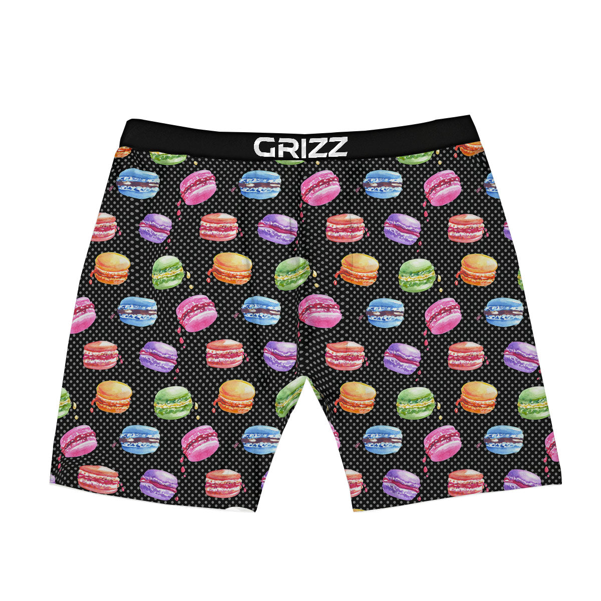 Macaron Polka Dot Print Pattern Boxer Briefs-grizzshop