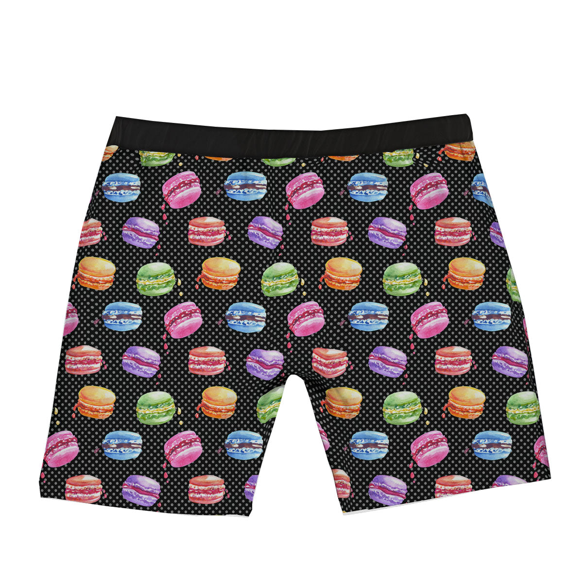 Macaron Polka Dot Print Pattern Boxer Briefs-grizzshop