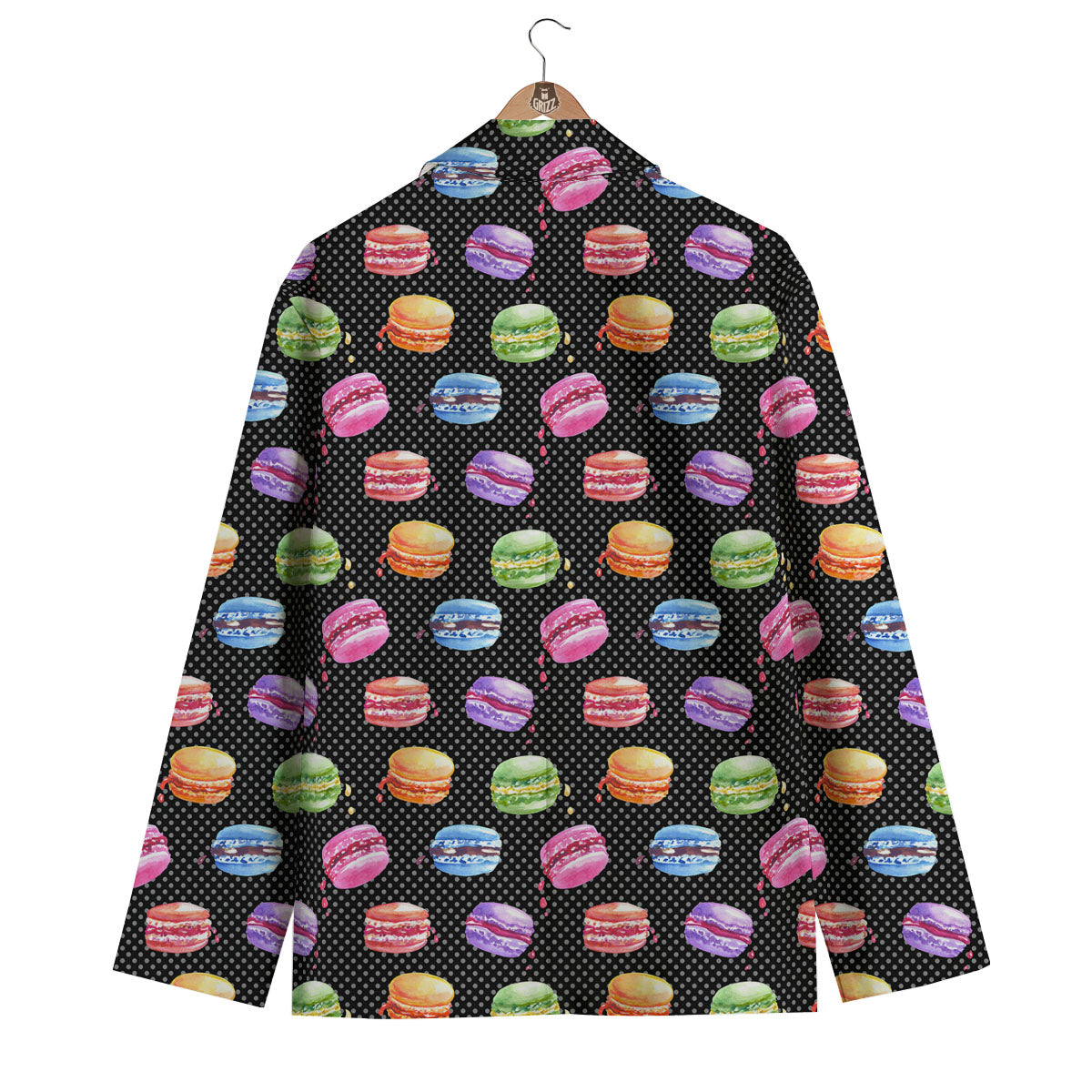 Macaron Polka Dot Print Pattern Men's Blazer-grizzshop