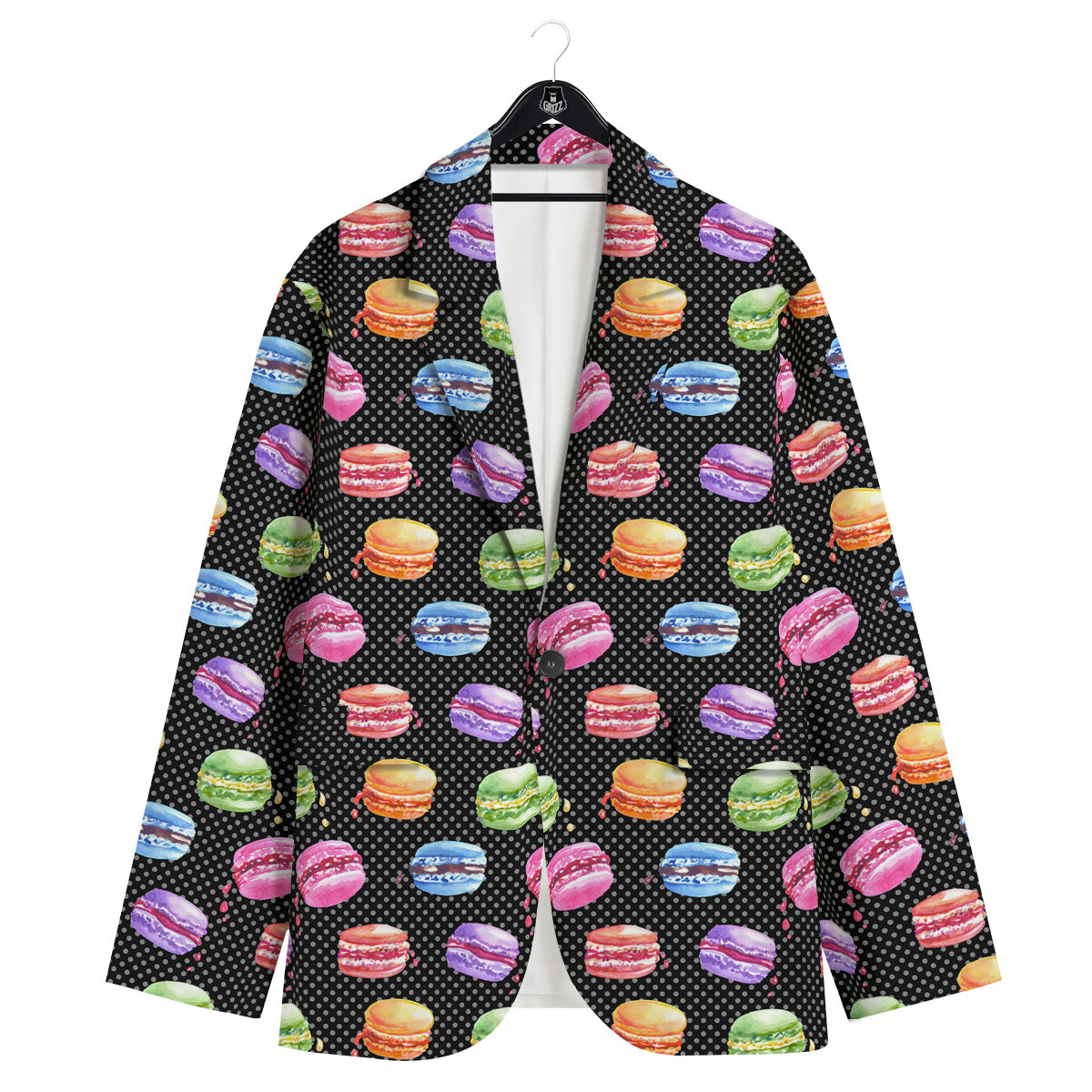 Macaron Polka Dot Print Pattern Men's Sport Coat-grizzshop