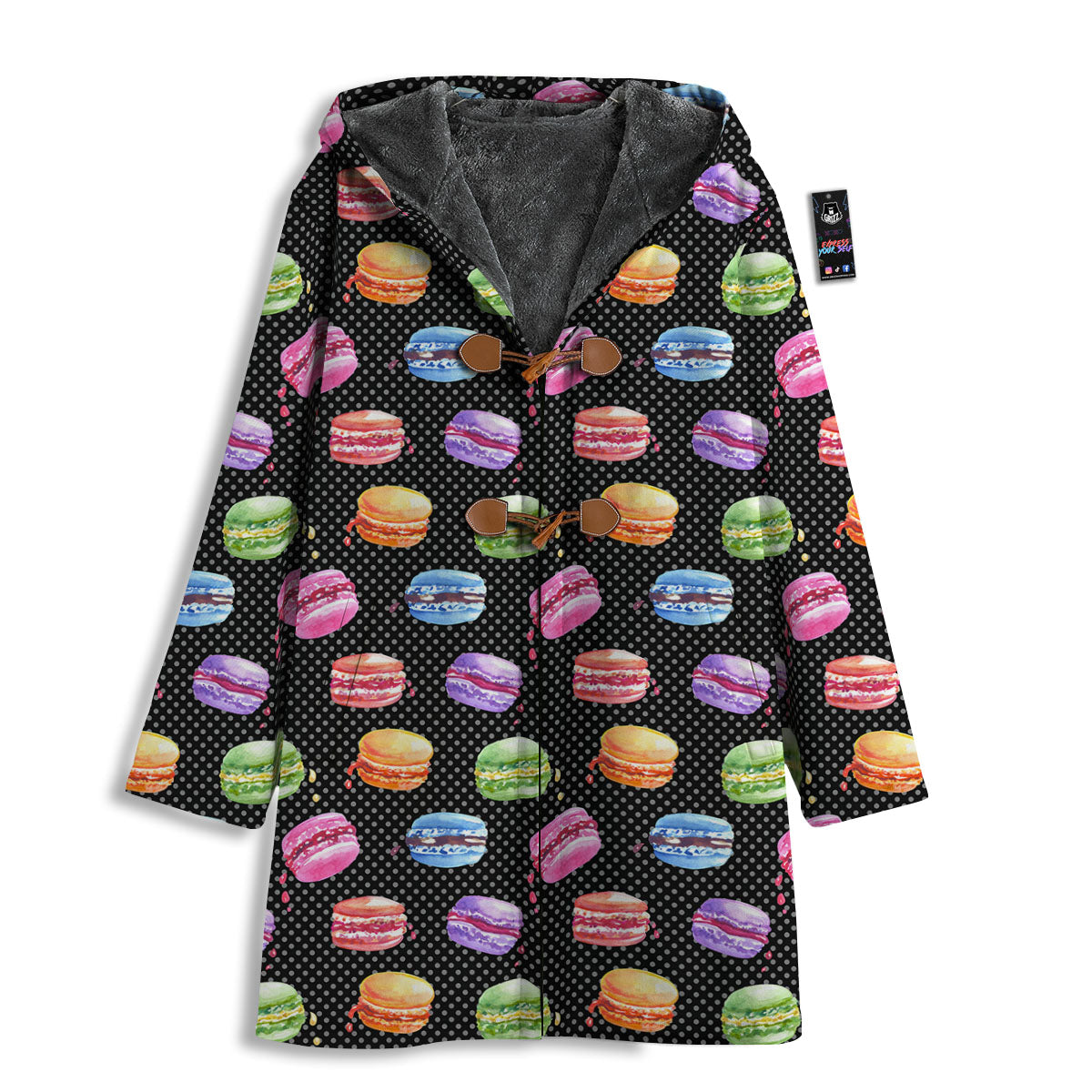 Macaron Polka Dot Print Pattern Men's Windbreaker Jacket-grizzshop