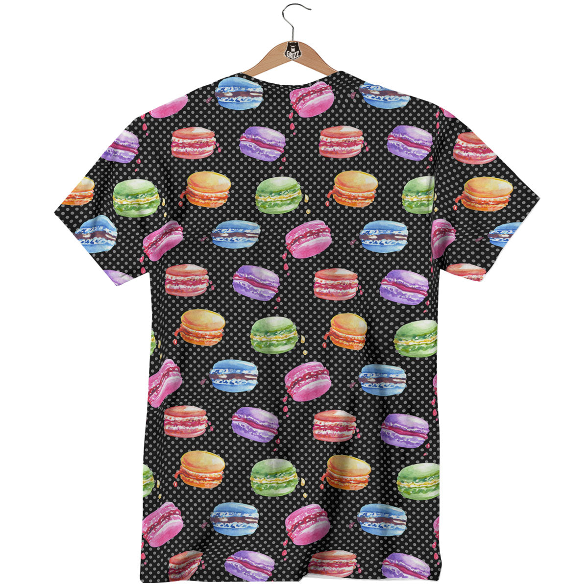 Macaron Polka Dot Print Pattern T-Shirt-grizzshop