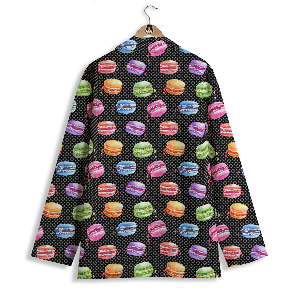 Macaron Polka Dot Print Pattern Women's Blazer-grizzshop