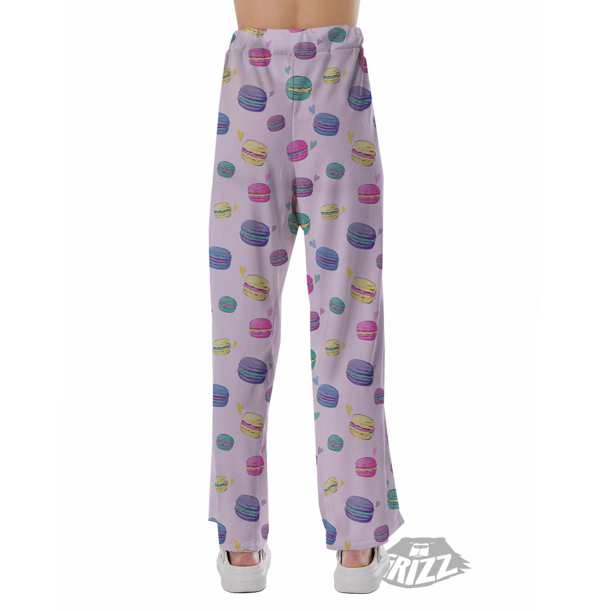 Macaron Print Pattern Pajama Pants-grizzshop
